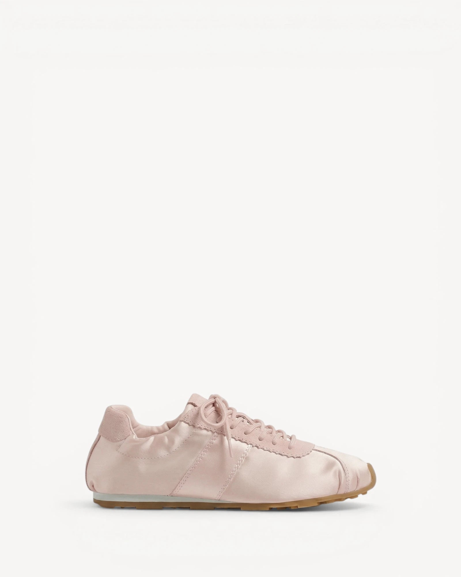 Satin Trainers - Rose